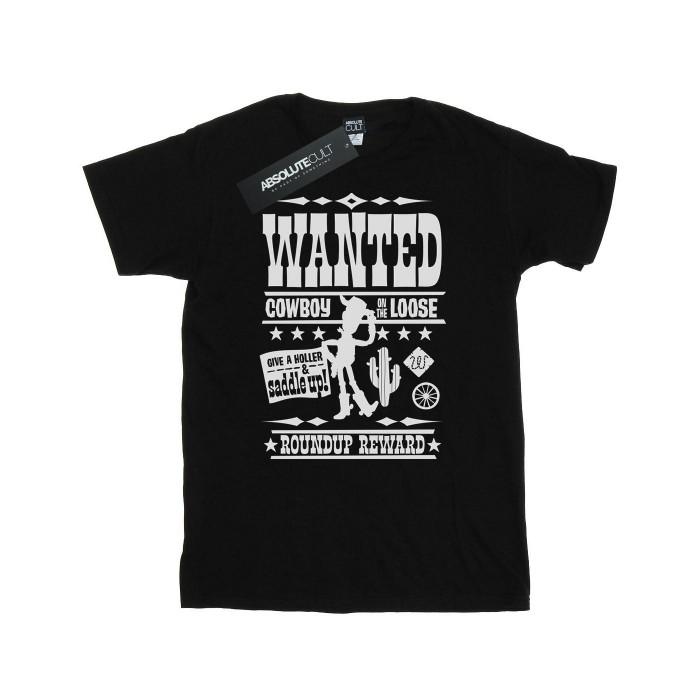 Disney Mens Toy Story Wanted Poster T-Shirt