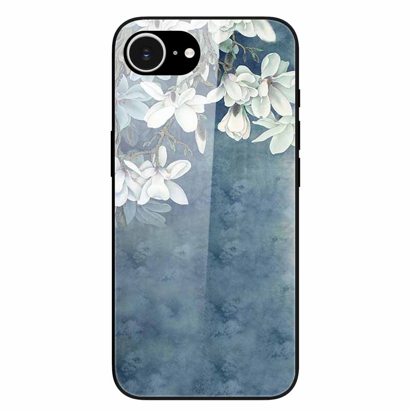 Tempered Glass Phone Cases For iPhone 16e 2025 Case Silicon Bumper Hard PC Back Cover Shell for iPhone SE (2025) / for iPhone16e