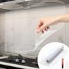 Kitchen Wallpaper Stain Prevention Width 90cm X Length Transparent Static Heat Resistant Oil Heat Cat Claw Scratch Prevention Transparent Protective