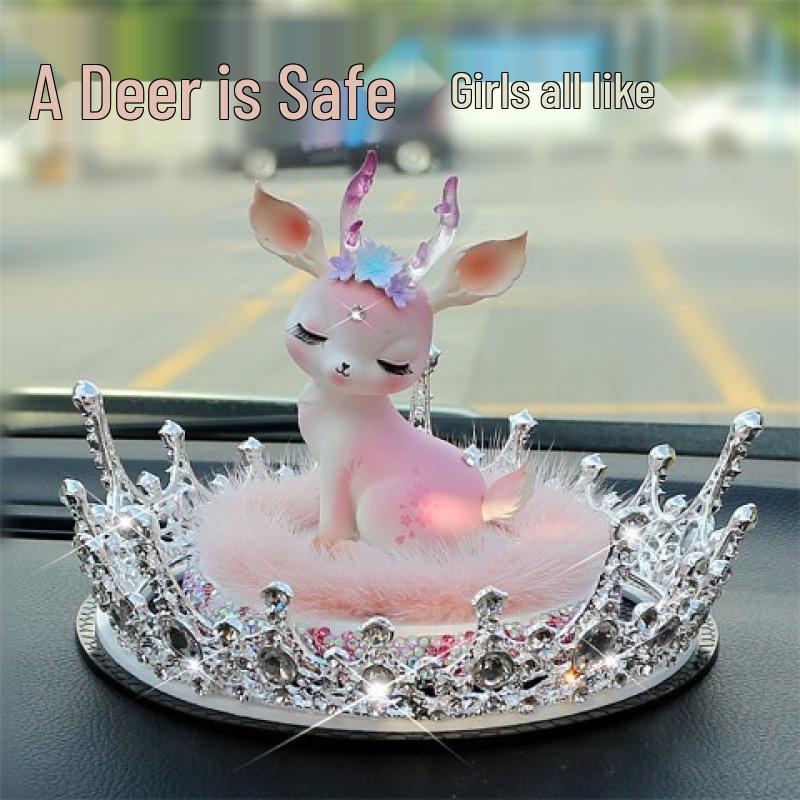 Олень Автомобильные Украшения с Бриллиантами для Женской Центральной Консоли