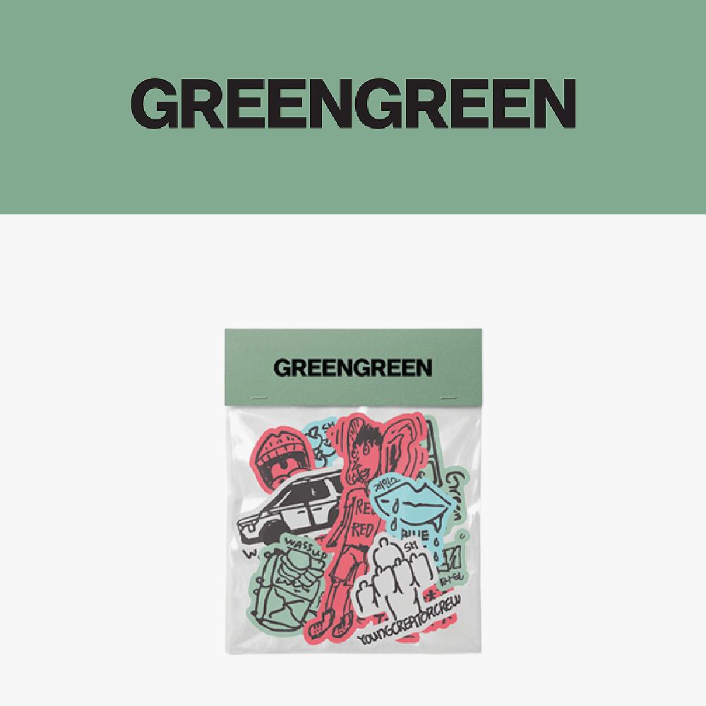 2-й предзаказ Набор наклеек CORTIS GREENGREEN