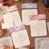 6 шт./набор DIY Decor Tree Series Scrapbook трафареты ретро эстетика журнальный рисунок шаблон картины школьные принадлежности для школьников