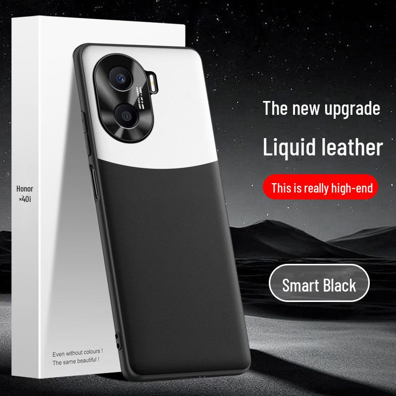 Защитный чехол Liquid Leather для Honor X40i — защита от падений, защита от обрастания, индивидуальная доставка