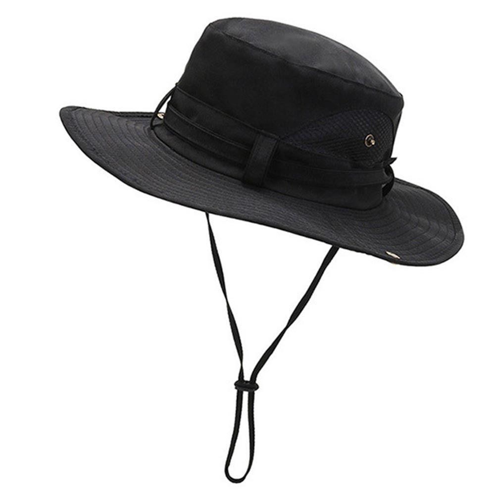 Wide Brim Hiking Hats UV Protection Sun Hat Fashion Panama Cap