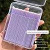 200Pcs Eyelash Cleaning Brush Lash Extension Micro Cotton Swab Eyelashes Microbrush Beauty Makeup Clean Remover Tools