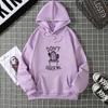 Hooded sweatshirt for women, loose oversized, autumn and winter 6826