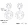 Xiaomi Skyrim Bohemian Sunflower Drop Earrings Women Stainless Steel Gold Color Earrings Fashion Elegant Jewelry Gift for Lover Mother