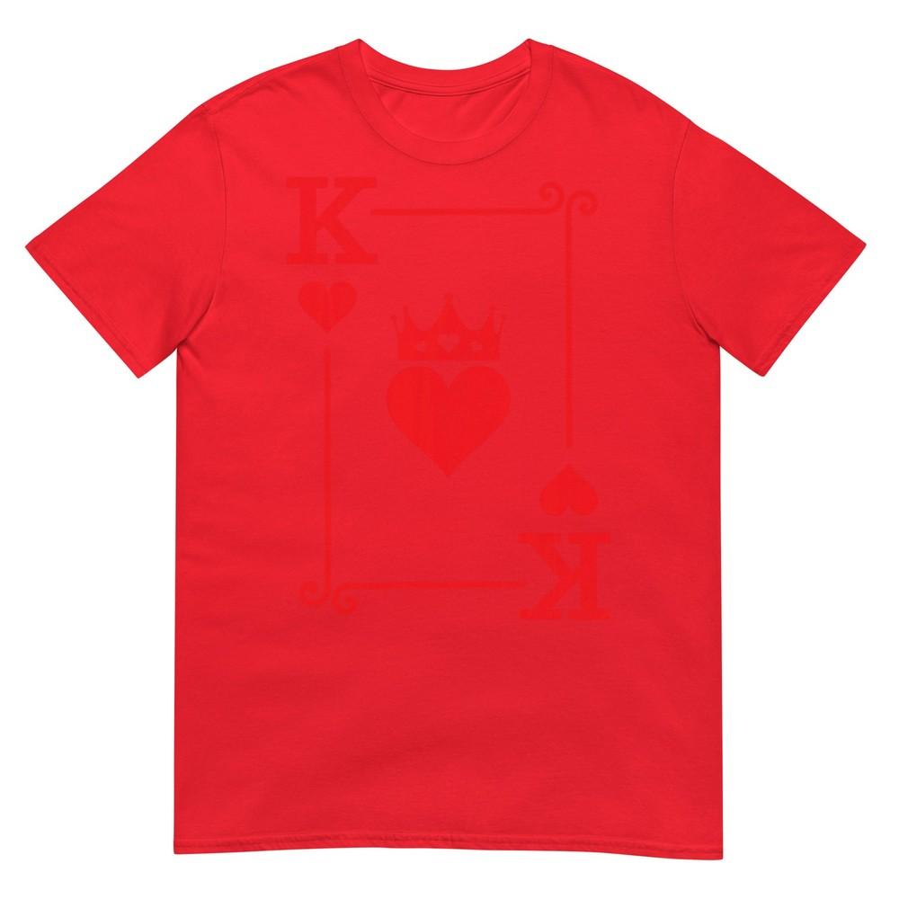 King Hearts Card Costume Playing Cards King Of Hearts Tshirt