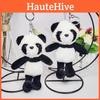 Delightful Panda Stuffed Toy Keychain Ultra Soft 18cm Creative Accessory Backpack