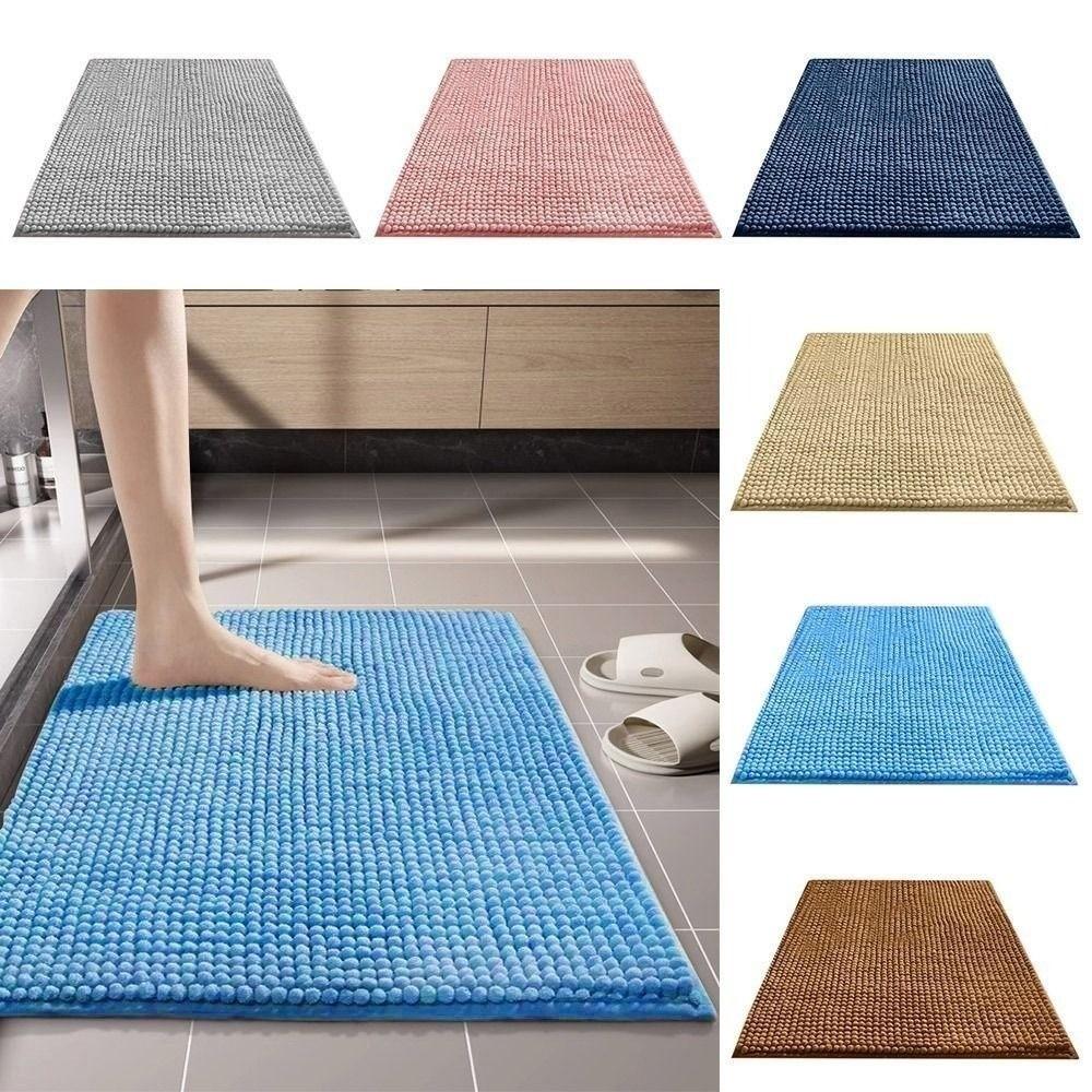 Chenille Anti Slip Bath Mat 40*60cm Super Absorbent Bath Mat New Shower Mat
