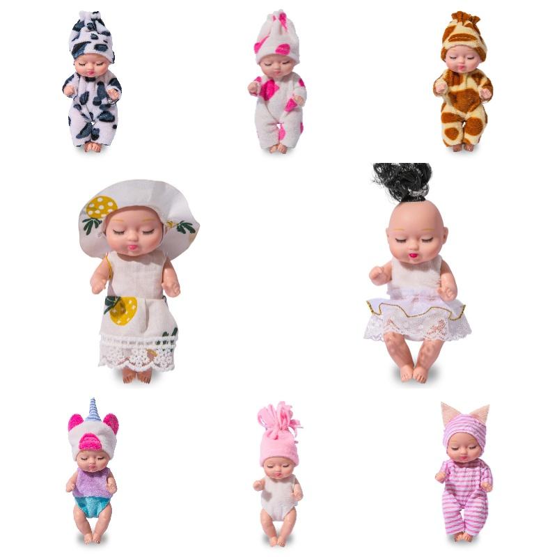 Реборн Спящая Кукла Девочка ПВХ BJD Игрушка с Подвижными Суставами и Мягкой Одеждой