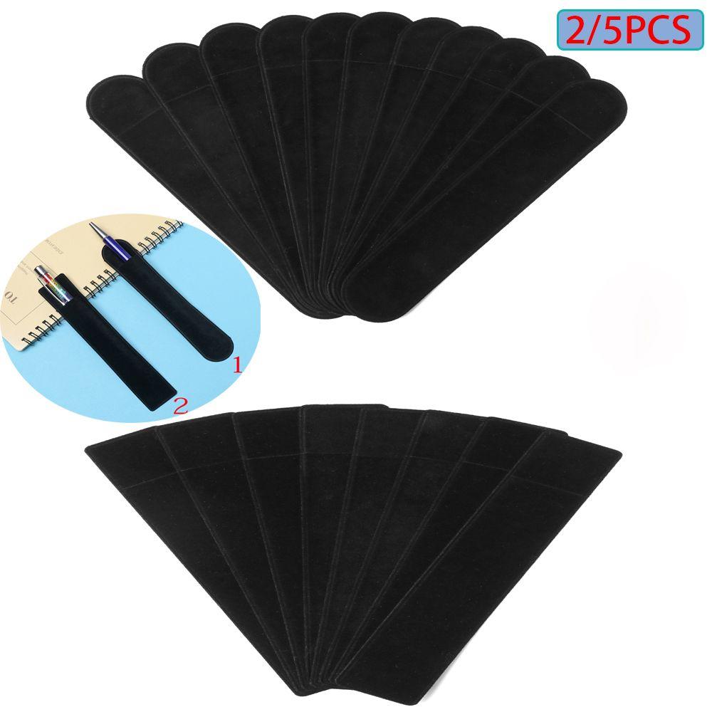 2/5 шт. Канцелярские товары Флок-ткань Деловые дела Пенал Чехол Бархатный Чехол для ручек