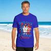 Unisexs Bang Bang Mother Cluckers Patriotic Chicken 4th Of July T Shirts Cotton Clothing Summer Y2k Funny Short Sleeve Tshirt