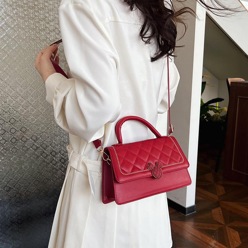 Портативная летняя новая простая женская сумка Niche Design с ярким внешним видом и модной небольшой квадратной сумкой через плечо