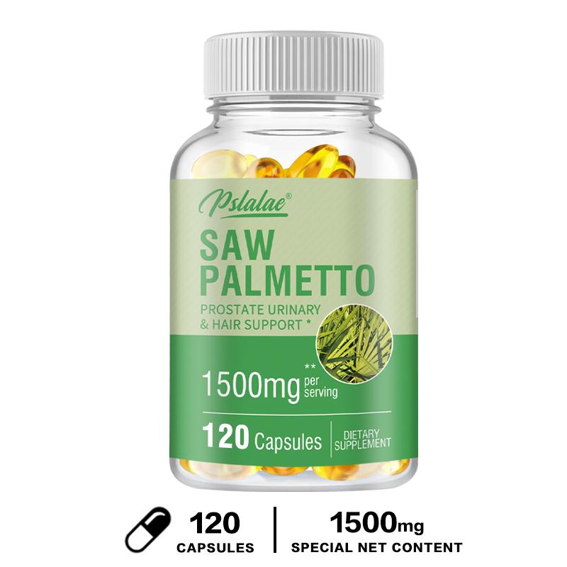 Pslalae - 1500 mg Saw Palmetto Capsules - Urinary and Hair Health