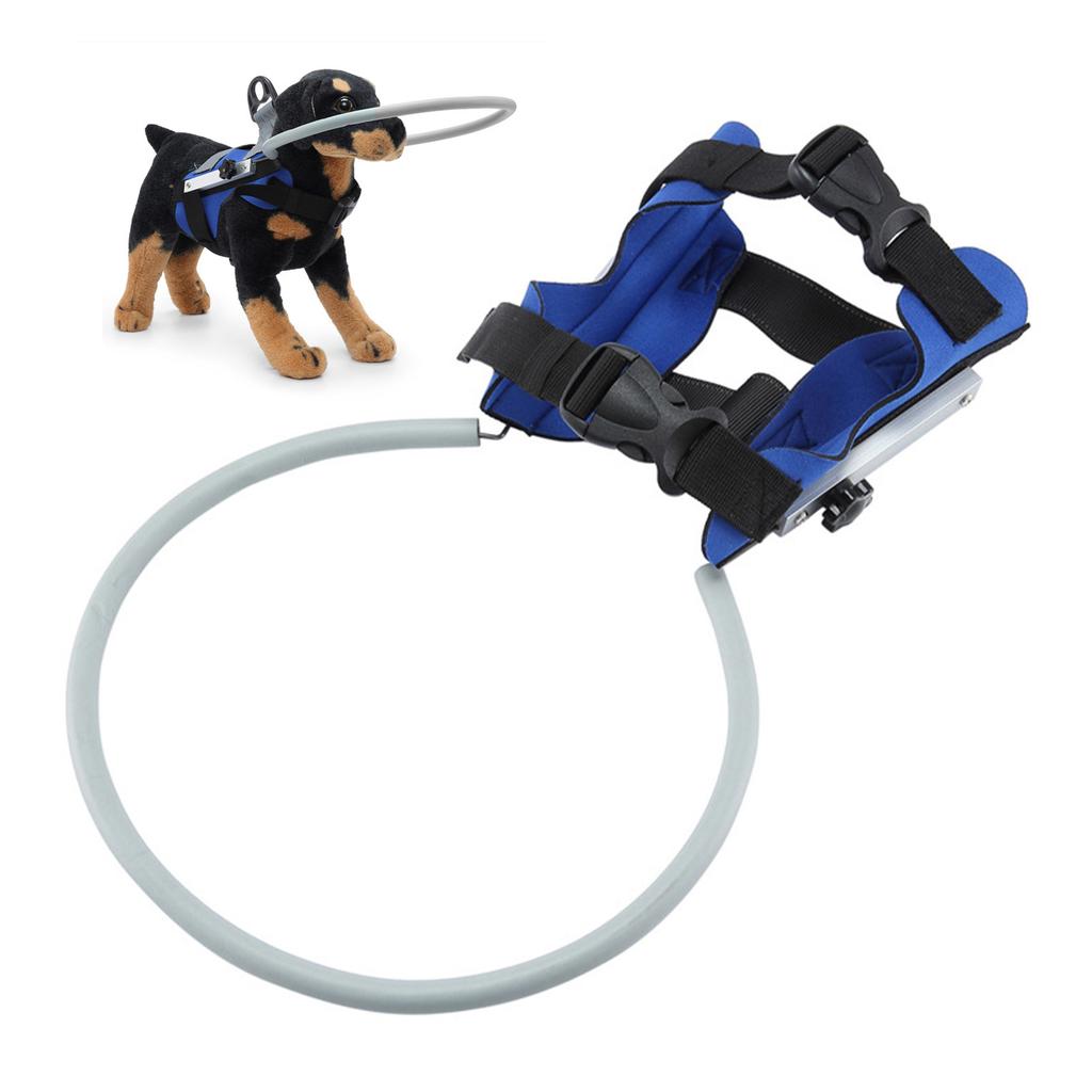 Светоотражающий регулируемый дышащий бампер-гало для слепого питомца, предотвращающий столкновения, шлейка для слепой собаки, направляющее устройство