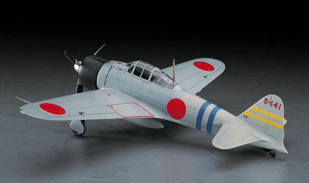 Hasegawa Японский флот Mitsubishi A6M2a Zero Тип 11 Палубный истребитель Пластиковая модель JT42 1/48