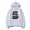 2025 Autumn/Winter Men's New Car Printed Hoodie Fashion High Quality Hip Hop Holiday Pure Cotton Pullover Sweatshirt Large Size