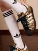 Adidas SUPERSTAR II классические низкие кроссовки с леопардовым принтом и резиновым носком Adidas трилистник Adidas KI4203