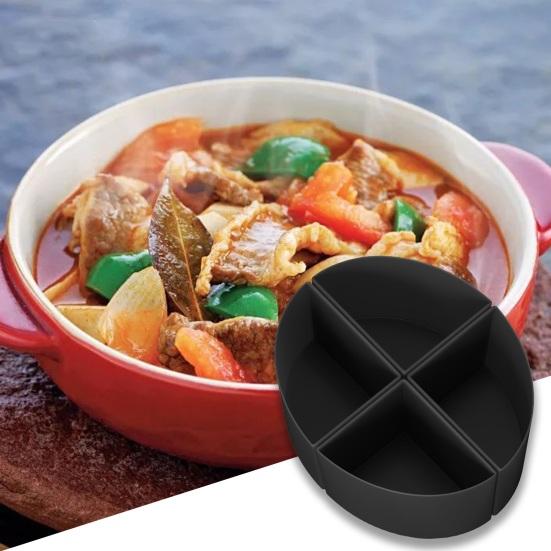 6-квартовый вкладыш для медленноварки с несколькими решетками, герметичный, можно мыть в посудомоечной машине, силиконовый разделитель для медленноварки, вкладыш для готовки, кухонные принадлежности