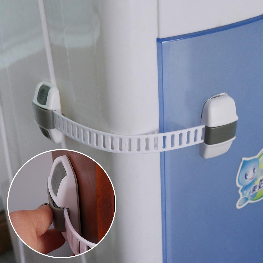 Plastic Drawer Locks Anti-Clamp Refrigerator Safety Buckle Child Safety Lock  Child Protection