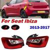 Внешние аксессуары Задний фонарь Сигнальная лампа Предупреждающий стоп-сигнал Для Seat Ibiza 2013 2014 2015 2016 2017 Автомобильный задний светодиодный фонарь