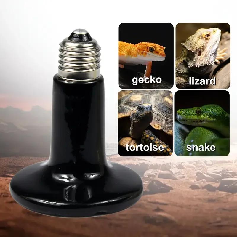 1 шт. инфракрасный керамический нагревательный излучатель, лампа накаливания для рептилий, обогреватель для животных, керамическая нагревательная лампа для домашних животных