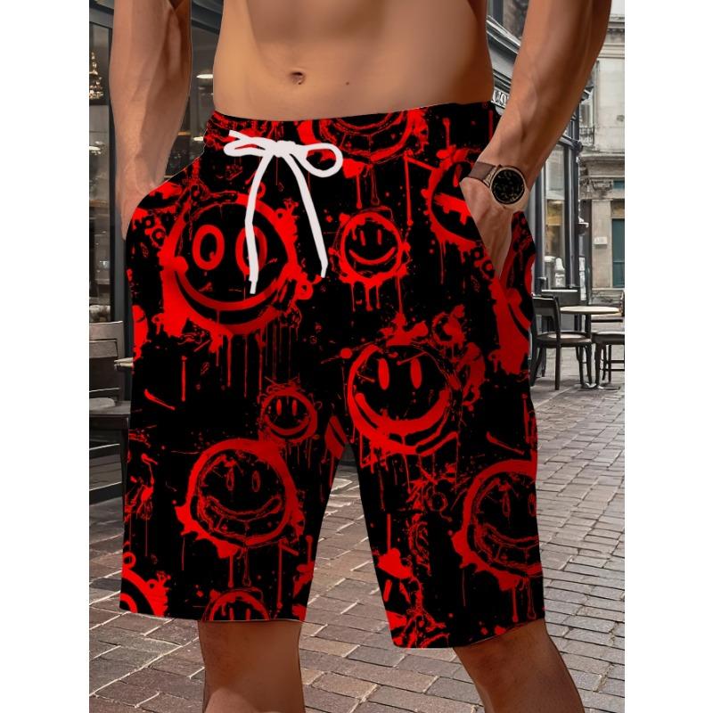 Fashionable summer men's 3D personalized printed pattern casual, comfortable and cool beach shorts