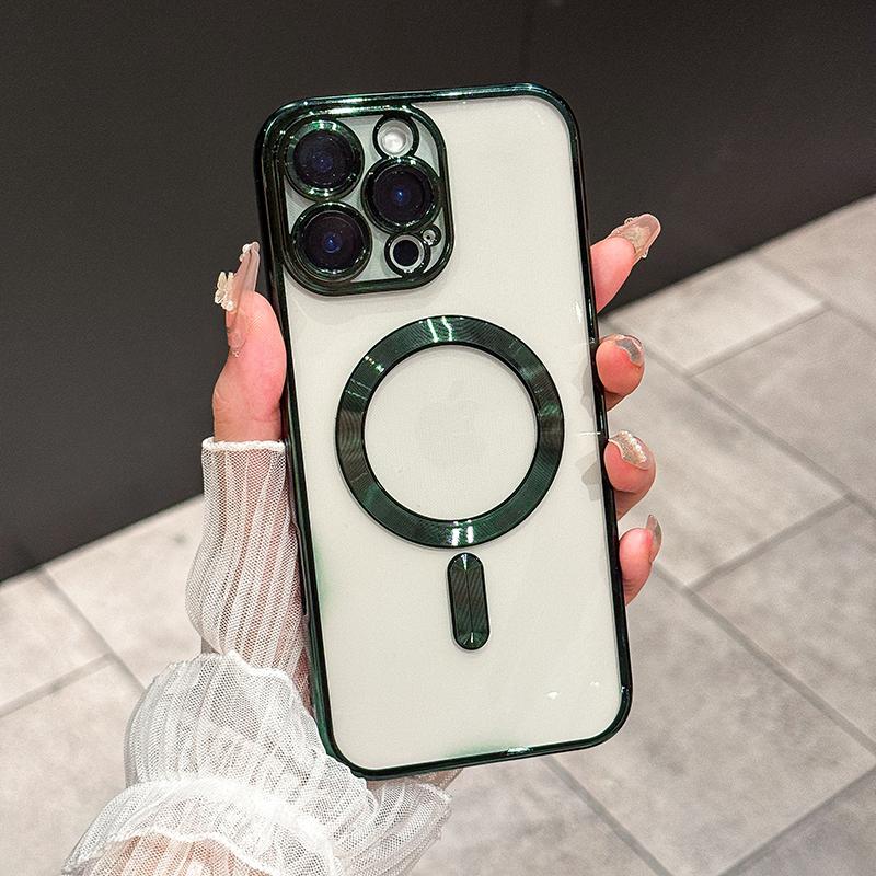 Luxury Magnetic Shockproof Phone Case For Samsung Galaxy A06 A16 A26 A36 A56 A07 A17 F05 M05 Funda Glass Lens Protection Cover