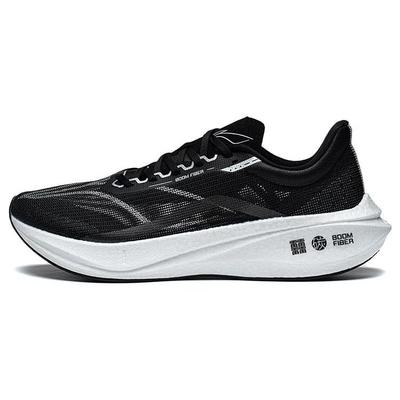 Li Ning Feidian 3 Challenger Ткань Износостойкая Дышащая Низкие Марафонские Беговые Кроссовки Мужские Черные ARMT037-3