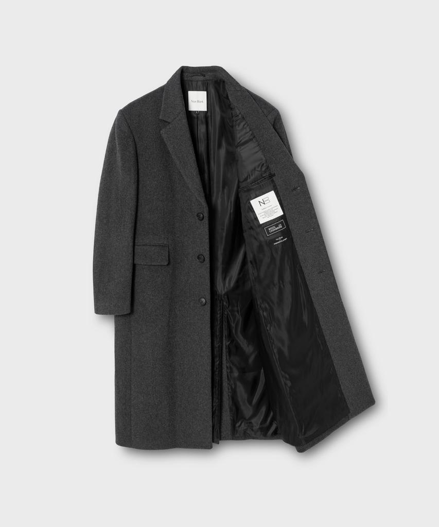 Nonblank [Nonblank X Fashion Planet] Single Long Coat_Grey
