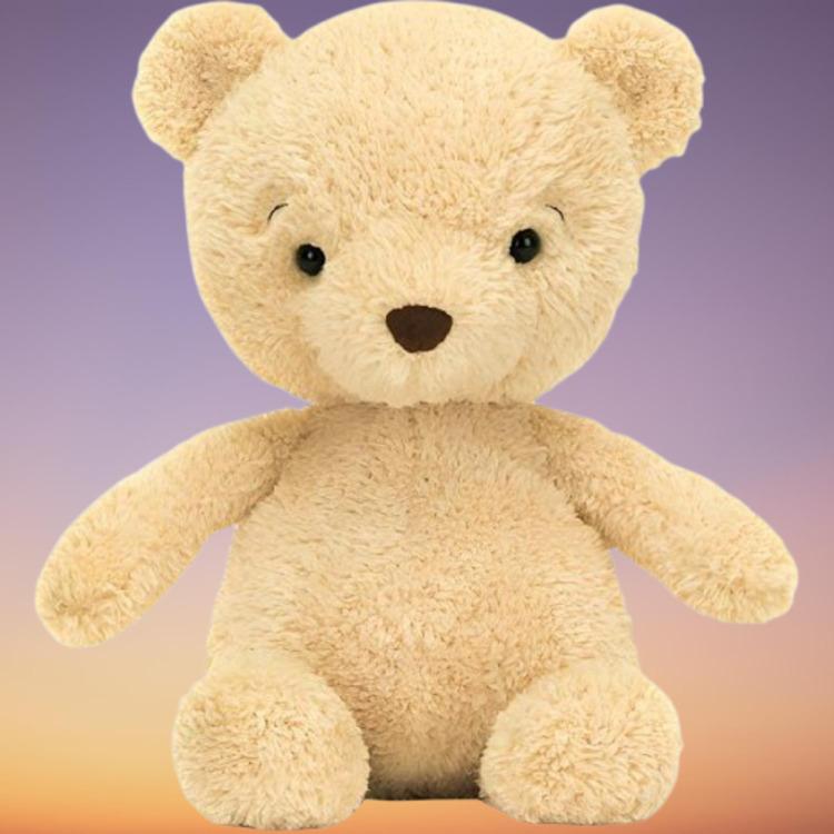 Jellycat Серия Медведь Животное Румбликин Медведь Милая Мягкая Плюшевая Игрушка Высота в сидячем положении 23см