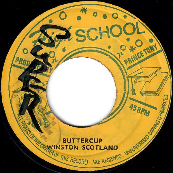 7-дюймовая пластинка WINSTON SCOTLAND RONALD WILSON T Butter Cup I Care NONE High School 1972 Ямайка Регги Ска Даб Б/у