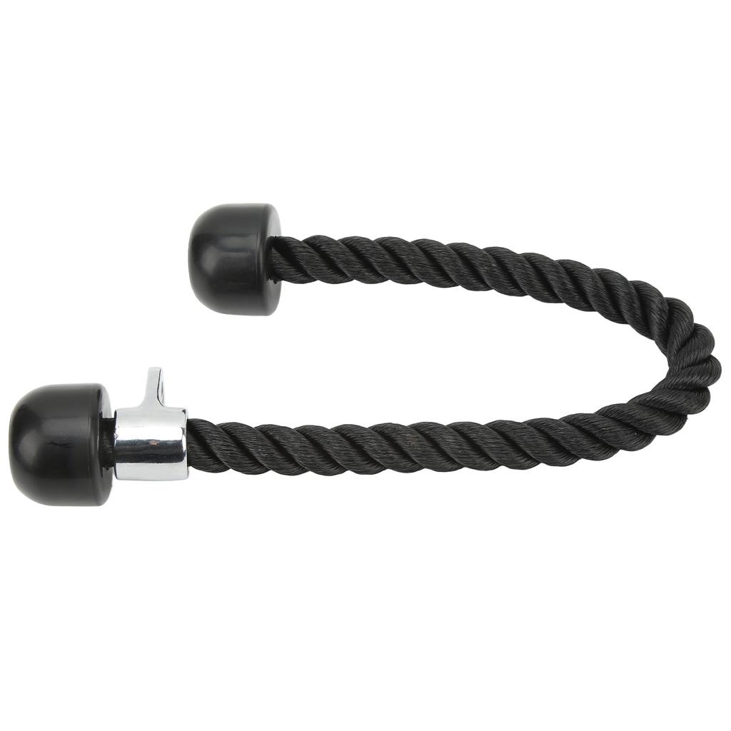 Двуглая тренировочная веревка для тяги бицепса вниз, тренажерный зал, упражнение на трицепс, фитнес, веревка с натяжением