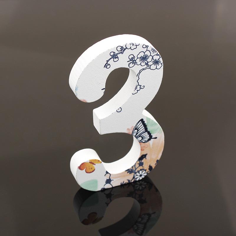 Wooden Alphabet Craft Letters Plaque Home Wedding Nursery Party Decoration