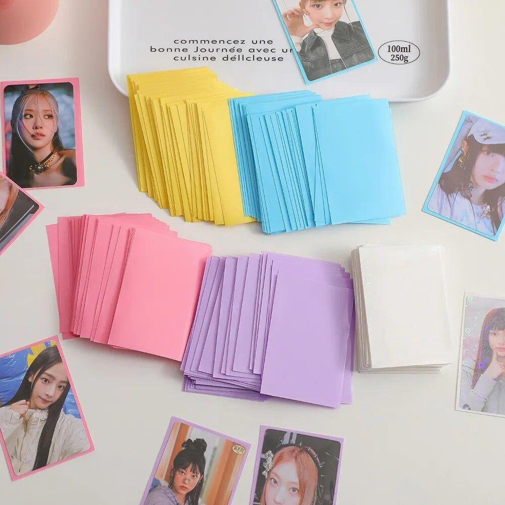 10 шт./компл. Macaron Color Idol фото защитный чехол DIY фотокарточка пленка для фотокарточек сумка для дома