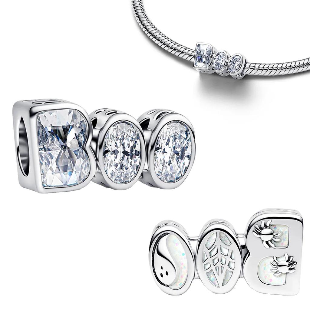 Аутентичные Медные Золотистые Круглые Шармы Лошадь Лев Замок Бусины Браслет Ожерелья Женский Рождество Хэллоуин DIY Подарок