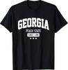 Vintage Georgia Peach State Athletic White Text America T-Shirt
