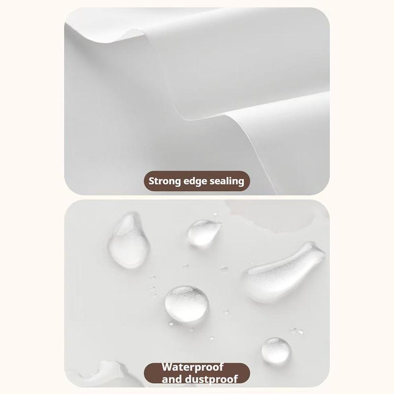 10/15 шт. Многоразовый пакет на молнии ПЭ Матовый прозрачный пластиковый Водонепроницаемый Дорожная упаковка для одежды Нижнего белья Классифицированный