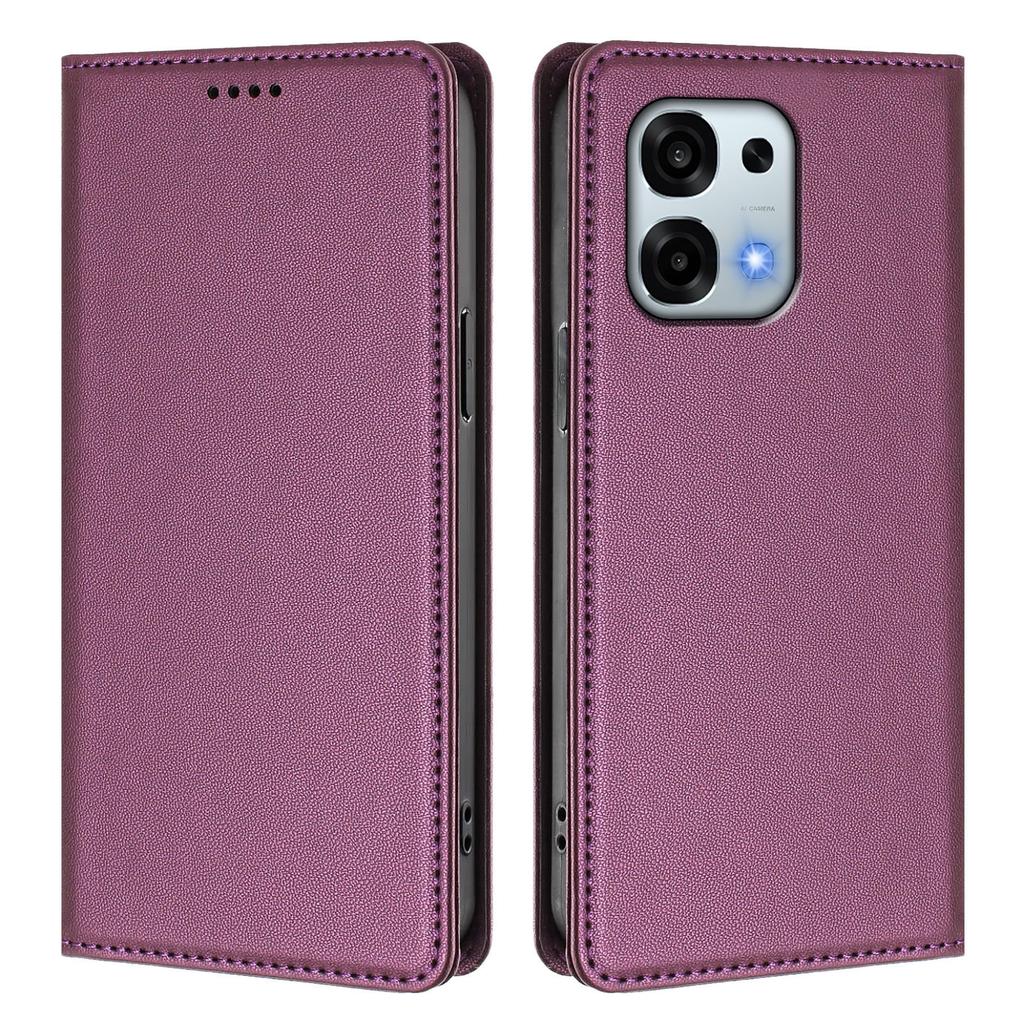 For Oppo A6 5G Leather Wallet Case Magnetic Closure RFID Blocking Phone Cover