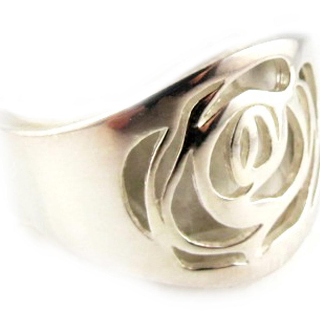 Silver 'Flora' Ring