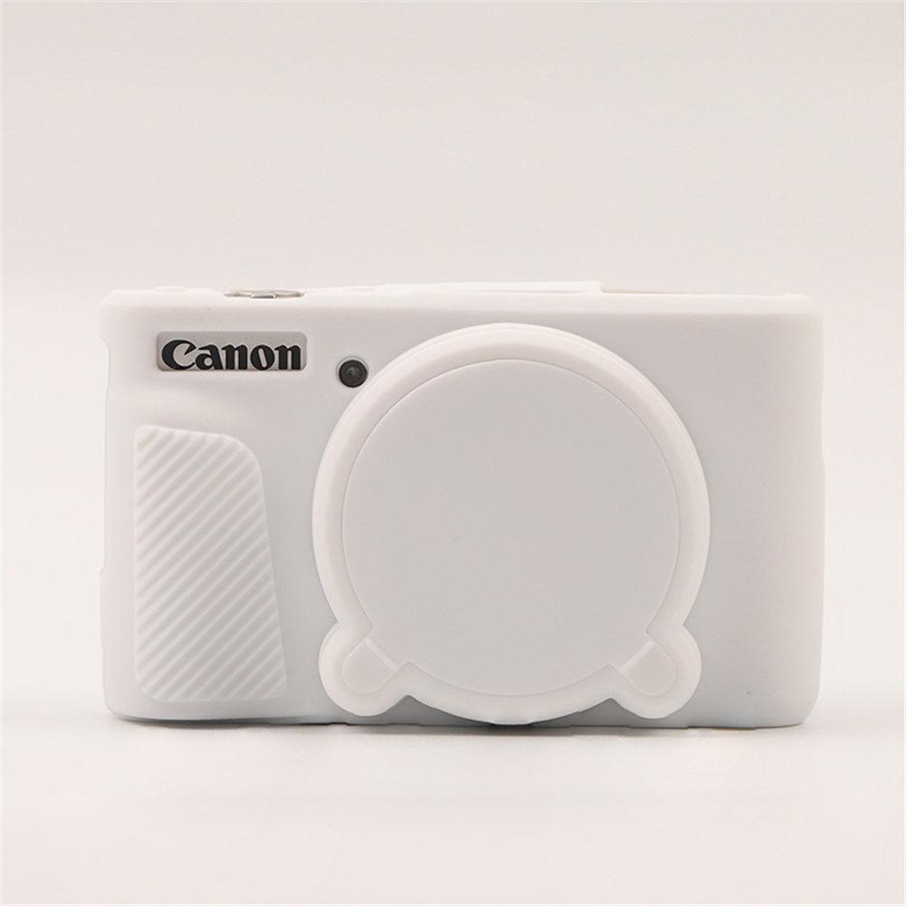 Для SX740HS SX730HS Мягкий резиновый силиконовый чехол для Canon PowerShot SX740 HS SX730 Защитная накладка для корпуса с защитой объектива