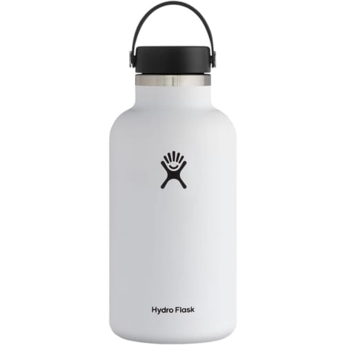 Hydro Flask Water Bottle, 64 Oz (1900 Ml), Wide Mouth, Black, W64BTS001