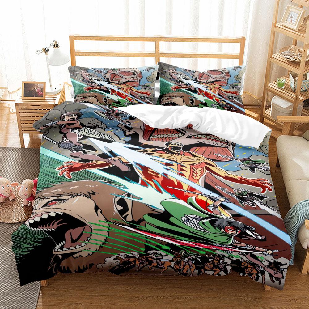 New Titan Attack  Duvet Cover Set King Queen Double Full Twin Single Size Bed Linen Set
