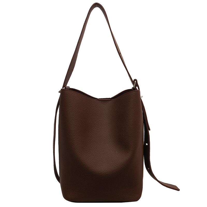 Bucket Underarm Largecapacity Bag Fashionable Casual Simple And Niche Singleshoulder Bag