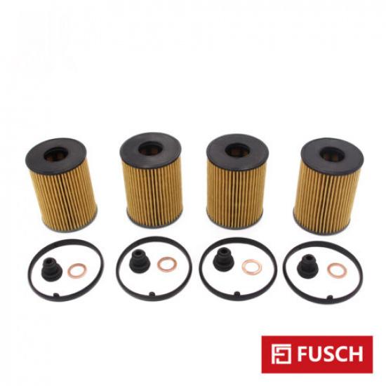 New 4X Oil Filter Pack W/Seals Fits For Kia Optima Engine 2.5L 26350-2S000