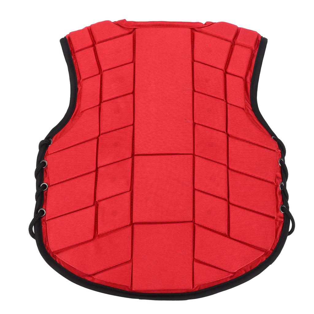 Kids Equestrian Vest Foam Padded Safety Horse Riding Protective Gear Body Protector Red