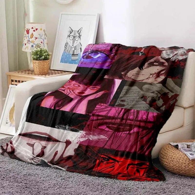 Мягкое плюшевое одеяло Junji Ito Tomie Kawakami Ghost, фланелевое одеяло для гостиной, спальни, кровати, дивана, чехол для пикника 3D