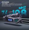 Видеорегистратор 1080P HD с широкоугольным объективом FM+Bluetooth Гарнитура для мотоциклетного шлема Беспроводная камера Водонепроницаемый мотоциклетный регистратор