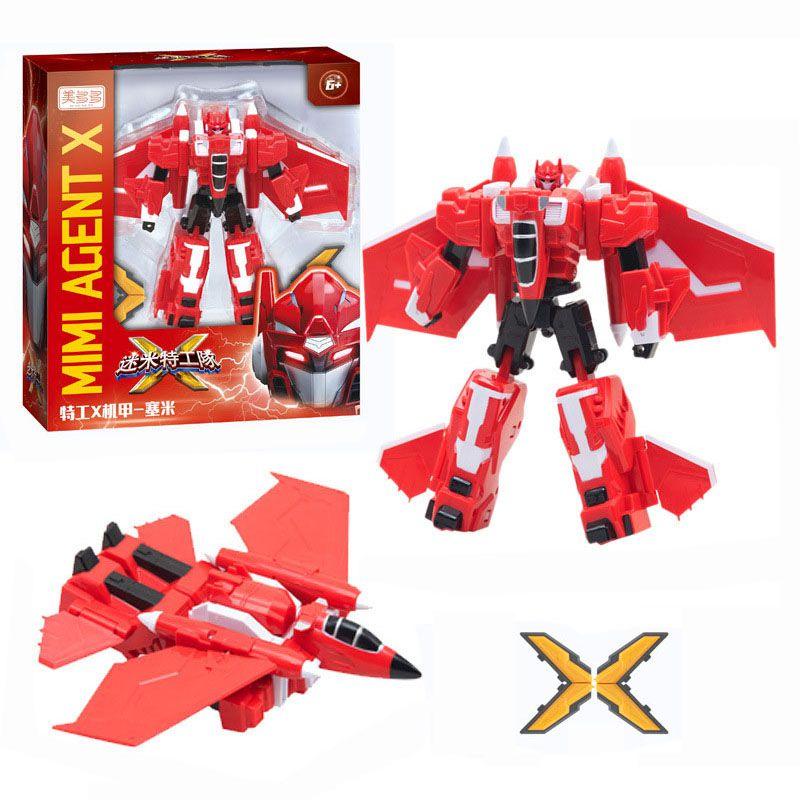 Минифорс Икс Люсибот Красочный 4 в 1 Трансформер Машина Робот Игрушка для Детей